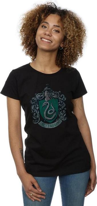 Actual product image Womens/Ladies Slytherin Cotton T-Shirt (XL)