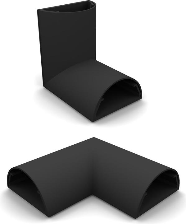 Produktbild Multibrackets Aluminium Kabelwinkel Kabelkanäle (Kabeldurchlass, 1 cm)