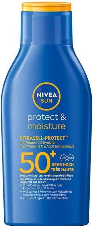 NIVEA Protect&Moisture (Sonnenmilch, SPF 50+, 100 ml, 100 g)