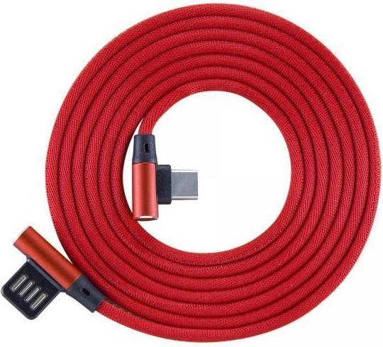 Immagine prodotto Sbox USB->Type-C 90 m/m 1,5 m Type-C-90R rosso fragola (1.50 m, USB 2.0)