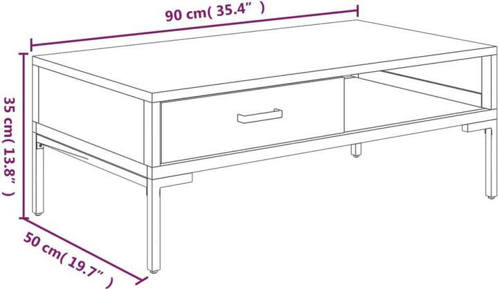 Image du produit VidaXL Jaydon (90 x 50 x 35 cm)