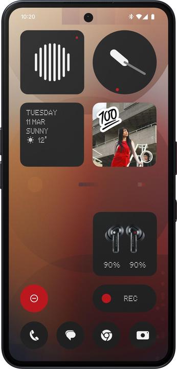 Produktbild Nothing Phone (3a) (256 GB, Black, 6.77", Dual SIM, 50 Mpx, 5G)