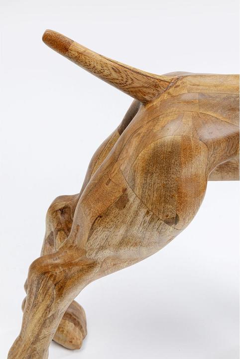 Actual product image Kare Design Deko Figur Bulldog Wood 70x78cm