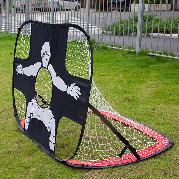 Actual product image Out of the blue 2-in-1 pop-up football goal 120x80cm