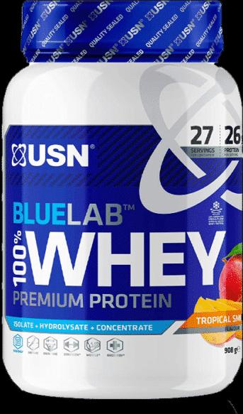Produktbild USN Blue Lab 100% Whey Protein (Tropical Smoothie, 1 Stk., 908 g)