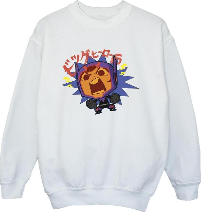 Produktbild Disney Big Hero 6 Baymax Hiro Angry Manga Sweatshirt Jungen (152, 158)