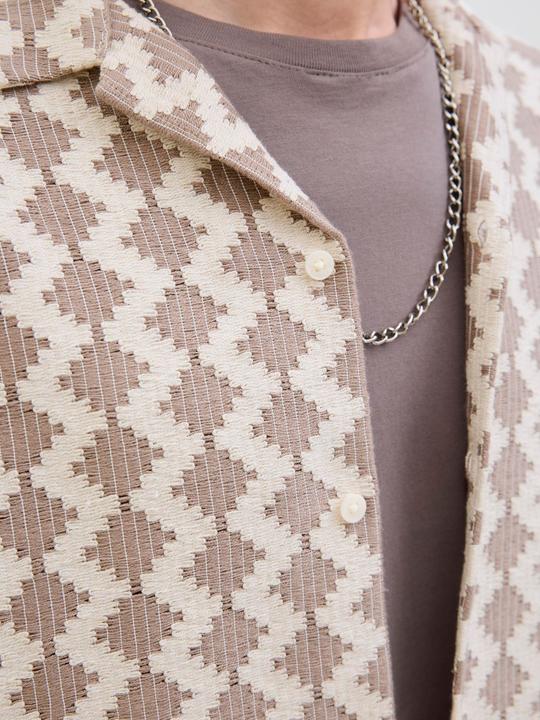 Produktbild Jack & Jones Jorsummer Luke Texture Resort Shirt Ss (XXL)