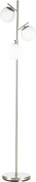 Swisshandel24 Stehleuchte, Stehlampe, 40 W Standlampe mit E27 Fassung, Standleuchte mit 3 Lampenschirmen aus Glas (E27)