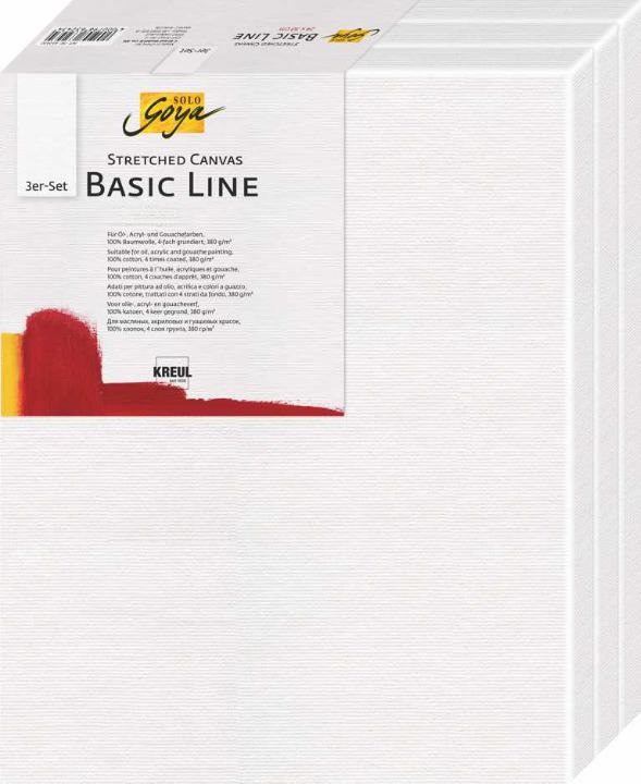 Actual product image Kreul Stretcher frame set SOLO Goya BASIC LINE, 130 x 180 mm (13 x 18 cm)