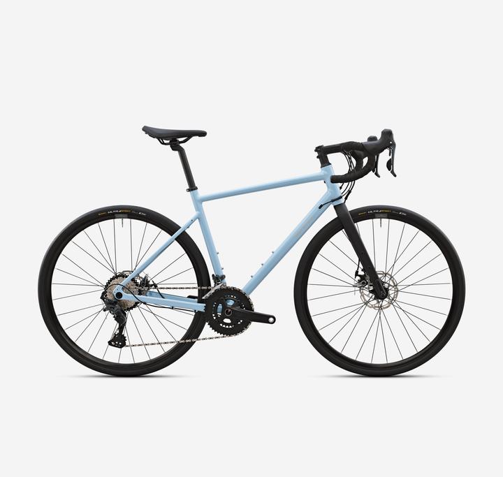 Actual product image Van rysel Rennrad Endurance EDR AF Microshift Sword Hellblau