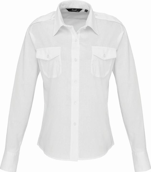 Actual product image Premier Womens/Ladies Long-Sleeved Pilot Shirt (48 D)