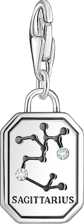 Produktbild Thomas Sabo Charm-Anhänger Sternzeichen Schütze mit Steinen Silber (925er Silber)