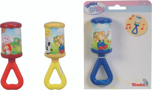 Actual product image Simba 104011305 - ABC Kling-Klang rattle, 3 assorted, only one item is delivered, with al