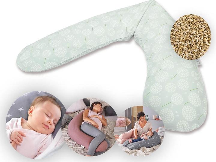 Immagine prodotto Theraline Cuscino per l'allattamento "The Original" con imbottitura in farro, inclusa la fodera 190 cm (38 cm)