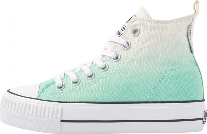 Turquoise, cream gradient