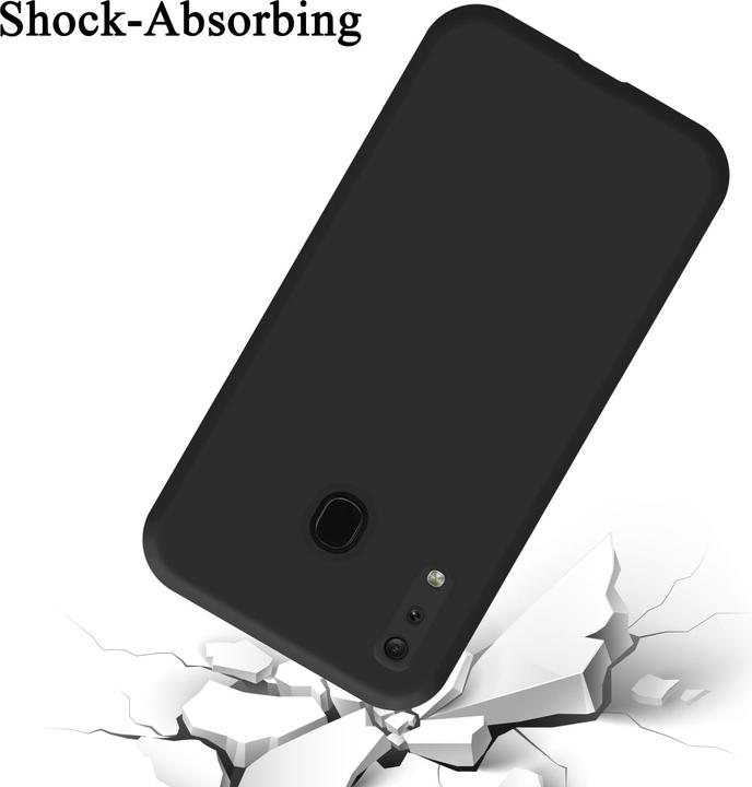 Actual product image Cadorabo TPU Liquid Silicone Case Cover (Samsung Galaxy A20, Samsung Galaxy M10s, TCL A30)