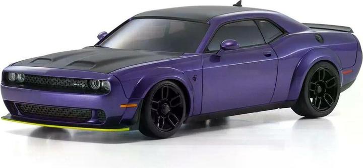 Produktbild Kyosho Mini-Z Dodge Challenger SRT Hellcat AWD Violett, ARTR, 1:27 (ARR Almost-Ready-to-Race)