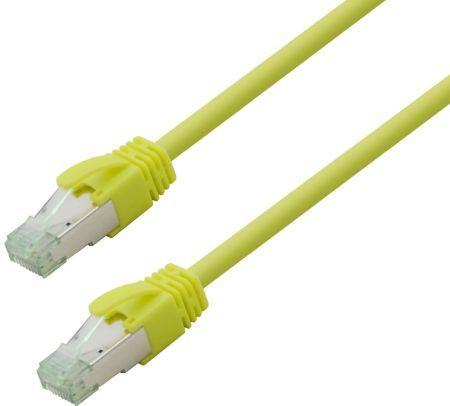 Image du produit Nambo Kupfer-Patchkabel Cat.6a S/FTP (ISO/IEC) LSZH High Quality gelb 0,30 m (U/FTP, CAT6a, 0.30 m)