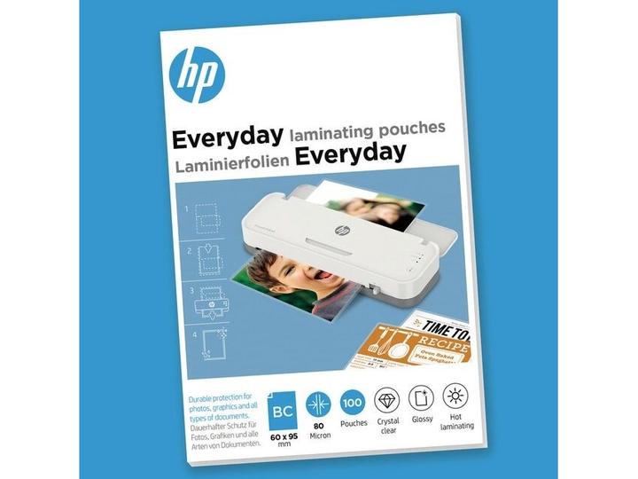 Immagine prodotto HP Pellicola di laminazione per biglietti da visita 80 µm, lucida (60 x 95 mm, 100 Pezzo/i, 80 µm)