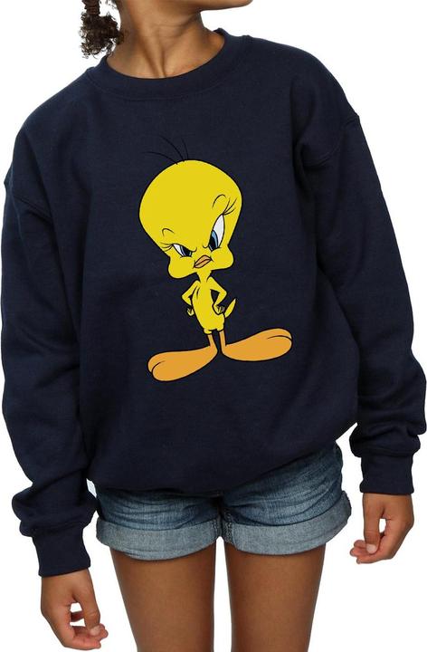 Actual product image Looney Tunes Girls Tweety Angry Sweatshirt (140, 146)