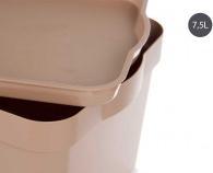 Image du produit Kipit boîte en plastique avec couvercle 7,5l beige (7.50 l)