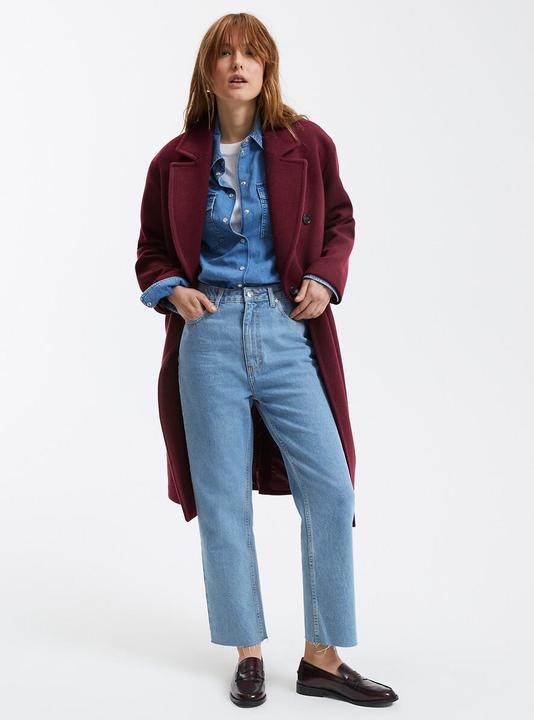 Image du produit La Redoute Collections Jeans droit taille haute longueur 7/8 (42)