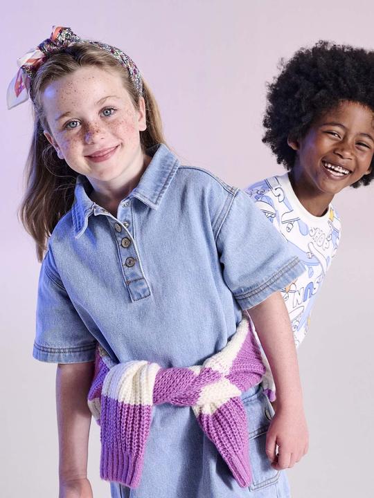 Produktbild Vertbaudet Mädchen Jeanskleid (110)