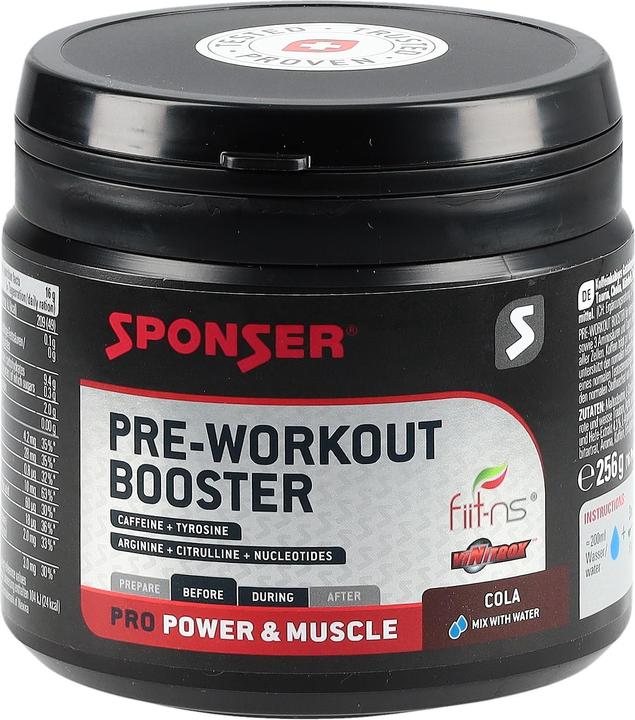 Image du produit Sponser Booster de pré-entraînement (Cola, 1 pcs, 256 g)