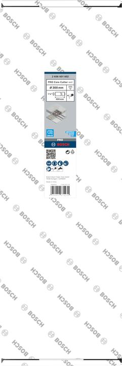Valeurs nutritives et ingrédients Bosch Professional Zubehör PRO Core Cutter wet, 300 x 450 mm, 1 1/4" UNC