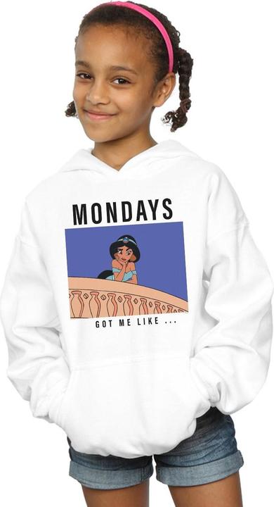 Image du produit Disney Princess - Sweat à capuche JASMINE MONDAYS GOT ME LIKE - Fille (140, 146)