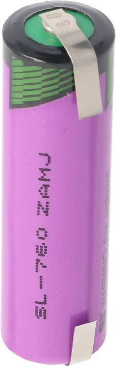 Produktbild Tadiran Batterie SL-760/T mit Lötfahnen in U-Form (1 Stk., AA, 2200 mAh)
