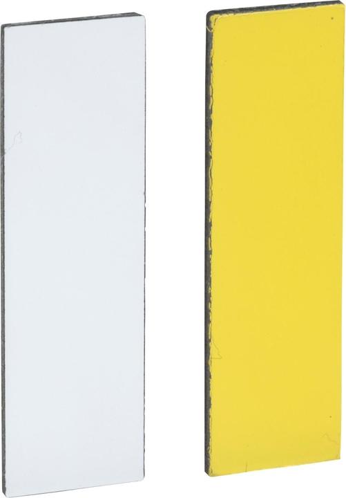 Actual product image Schneider Electric Blank label 8x21mm blanco white/yellow