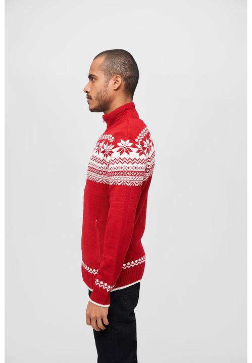 Produktbild Brandit Norwegian Strickjacke Grösse XL Farbe Rot (XL)