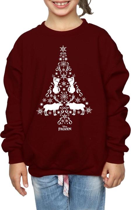 Produktbild Disney Frozen Christmas Tree Sweatshirt Mädchen (152, 158)