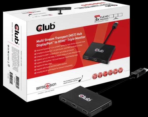 Produktbild Club 3D Multi Streaming Transport Hub