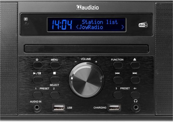 Produktbild Audizio Radio/CD-Player Prato Schwarz (FM, DAB+, Bluetooth)
