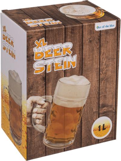 Produktbild Ootb XL Glas-Bierkrug, 10,5 x 20 cm (1 l, 1 x)