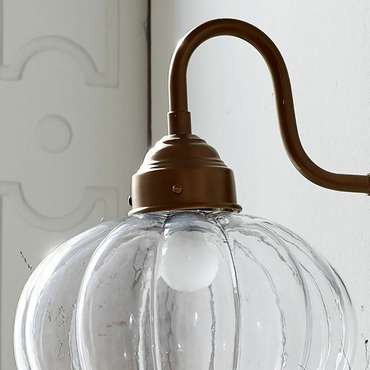 Produktbild Loberon Wandlampe Baisse klar/messing (E27)