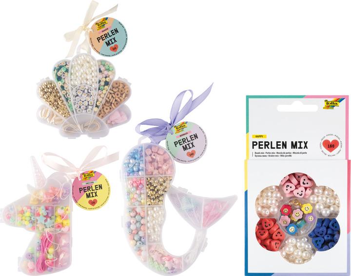 Produktbild Folia Perlen Mix Smiley
