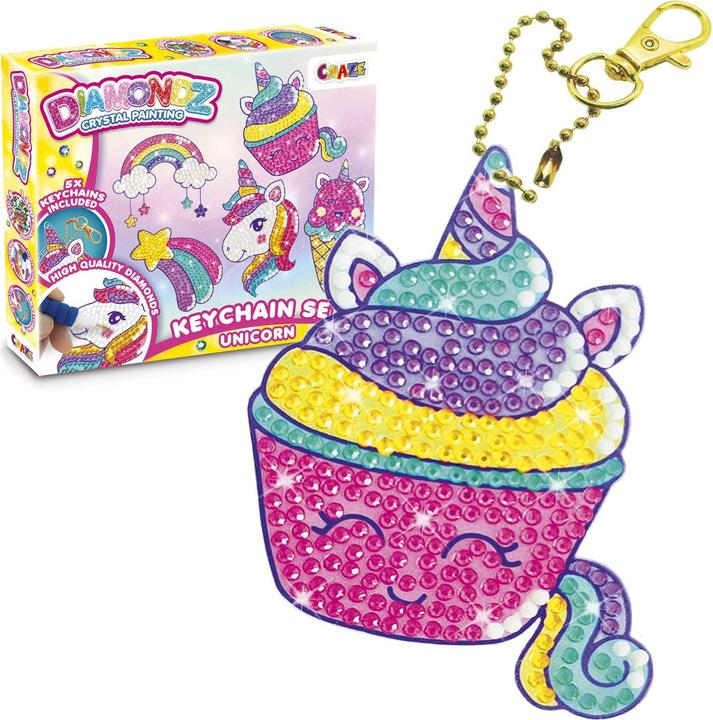 Image du produit Craze DIAMOND PAINTING Porte-clés Licorne