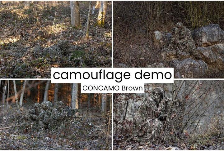 Actual product image Ghosthood Tripod-Camo - CONCAMO brown (Fabric)