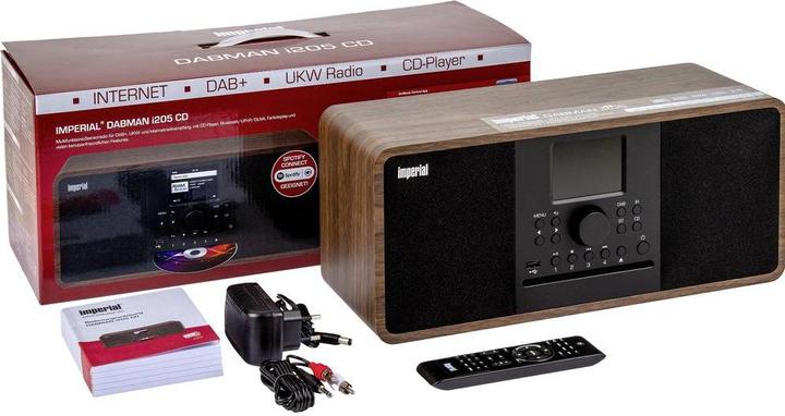 Actual product image Imperial Dabman i205 CD (Web radio, DAB+, VHF, FM, Bluetooth, Wi-Fi)