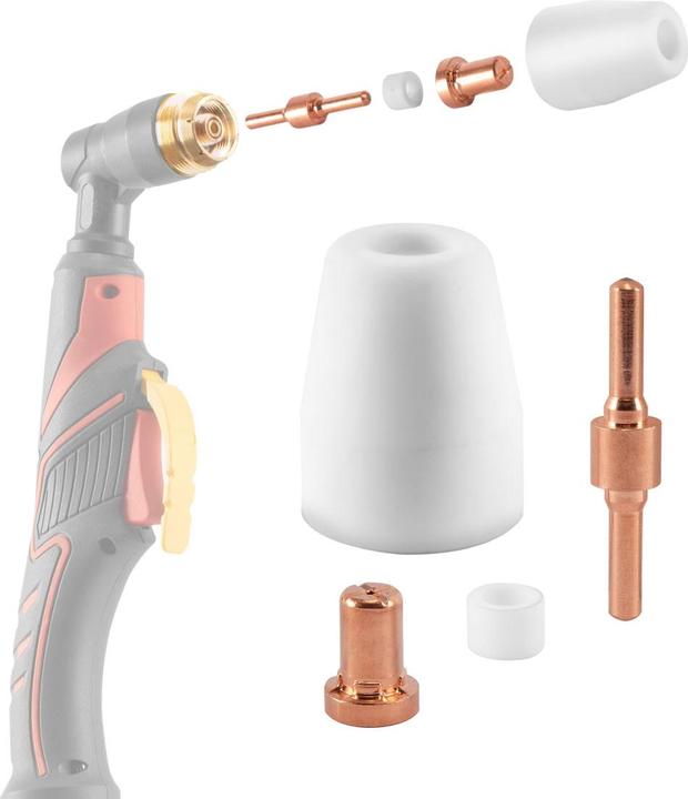 Actual product image Stahlwerk Wear parts set 60 parts for plasma cutter PT-31 Plasma accessories