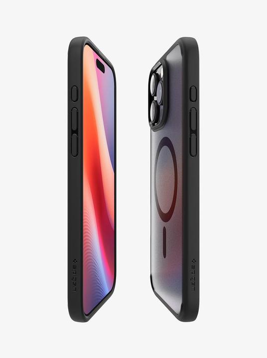 Actual product image Spigen Ultra Hybrid MAG iPhone 16 Pro Max MagSafe frost black ACS08003 (Apple iPhone 16 Pro Max)
