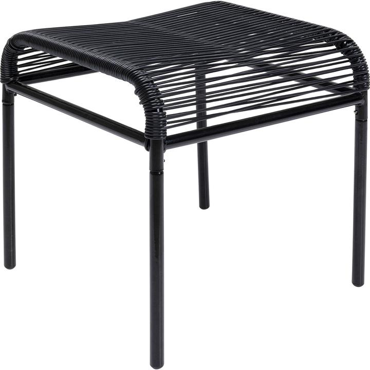 Kare Design Hocker Acapulco schwarz