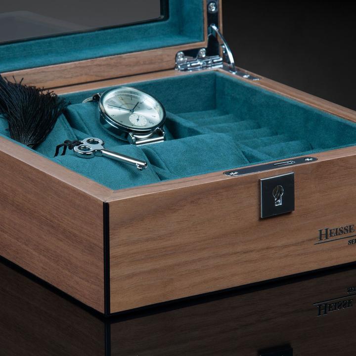 Actual product image Heisse & Söhne Watch box Borneaux 4+ walnut