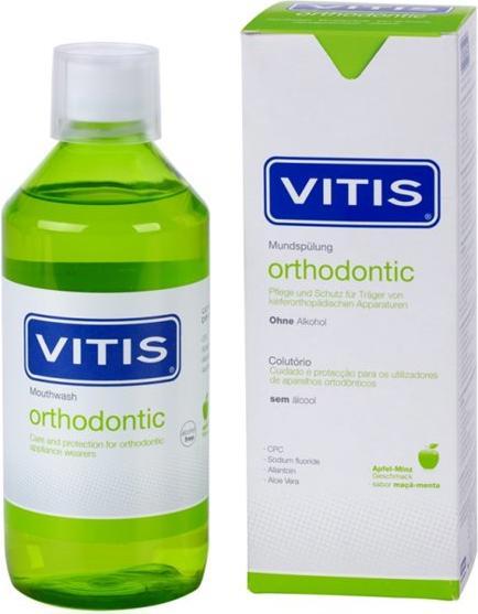 Actual product image Vitis orthodontic mouth rinse 500 ml (500 ml, Mouthwash)