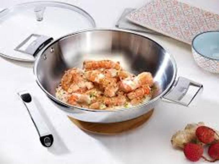Produktbild Cristel Casteline Wok (24 cm, Wok Pfanne, Edelstahl)