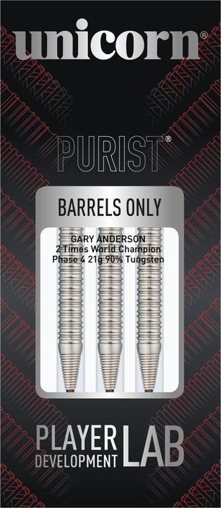 Actual product image Unicorn Phase 4 Gary Anderson Purist Steel Barrel