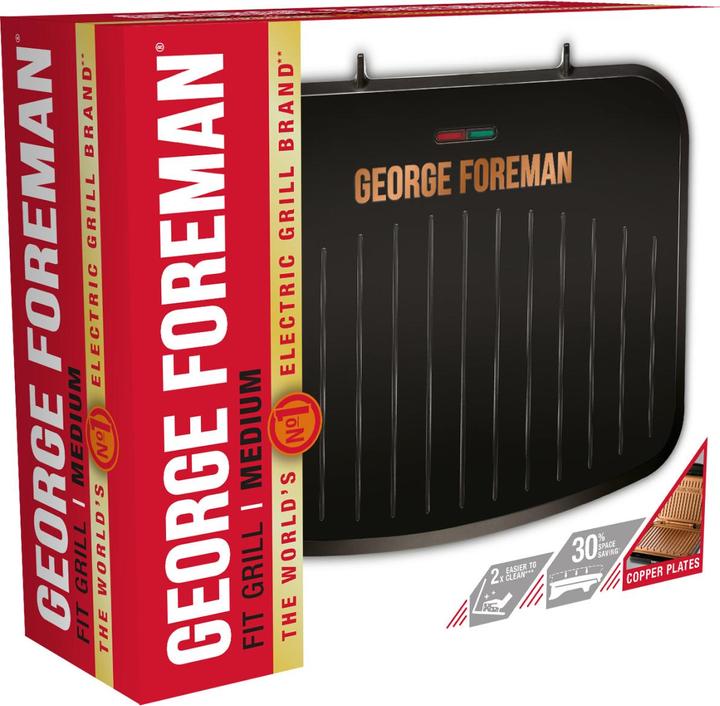 Actual product image George Foreman Fit Grill Copper